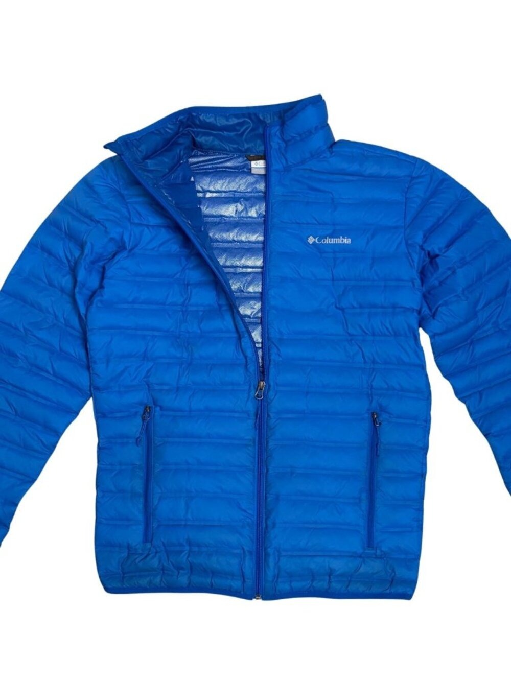 COLUMBIA OMNI-HEAT Duck Down Feather Winter Puffer Parka Jacket Coat Mens Small